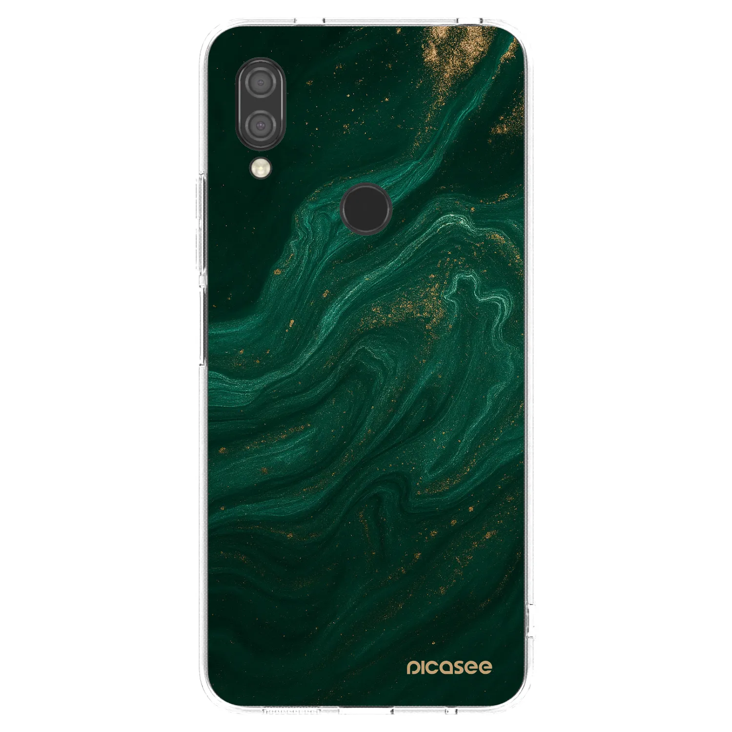Picasee διαφανής θήκη σιλικόνης Xiaomi Redmi 7 - Green