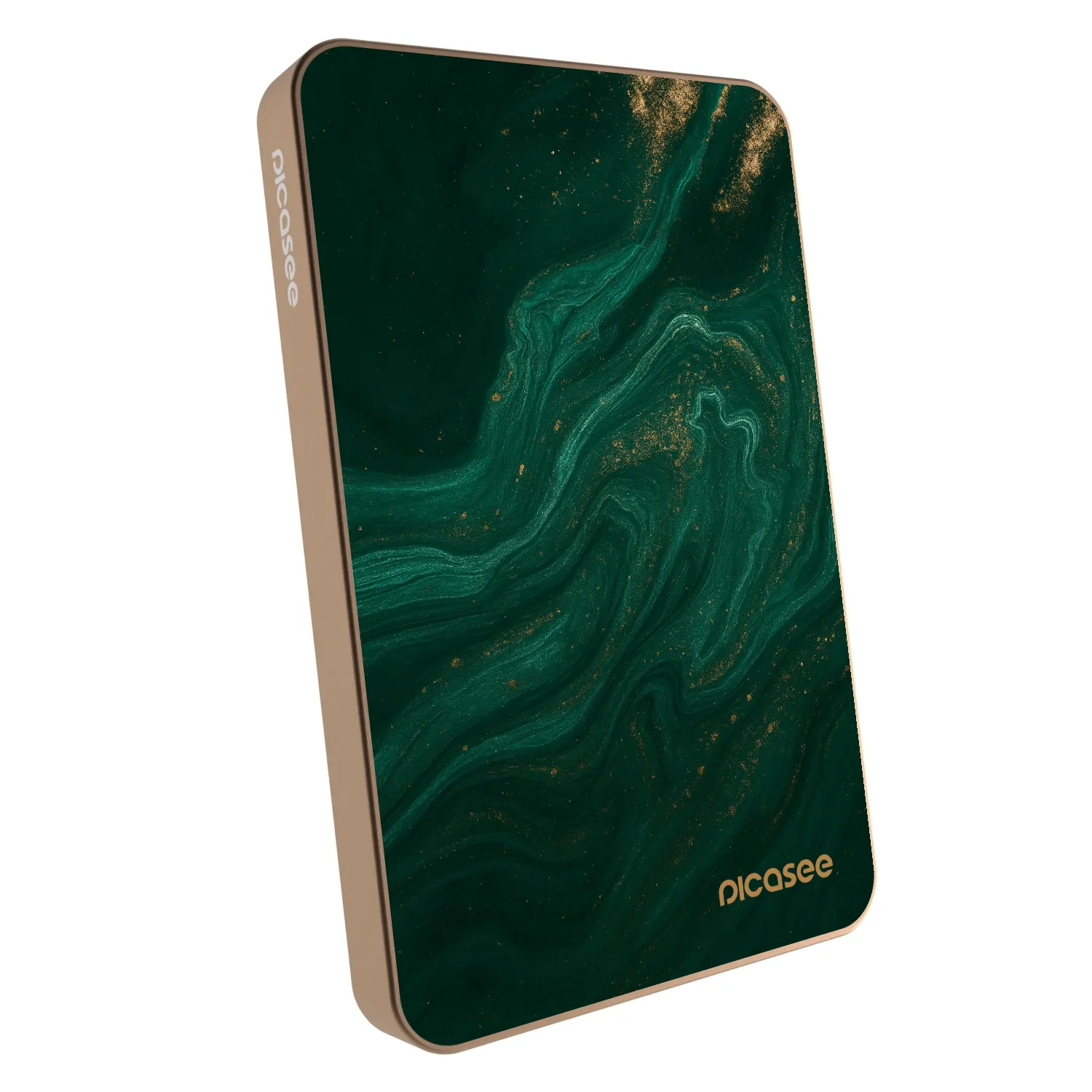 Picasee Powerbank με MagSafe 5 000 mAh Χρυσαφένιος - Green