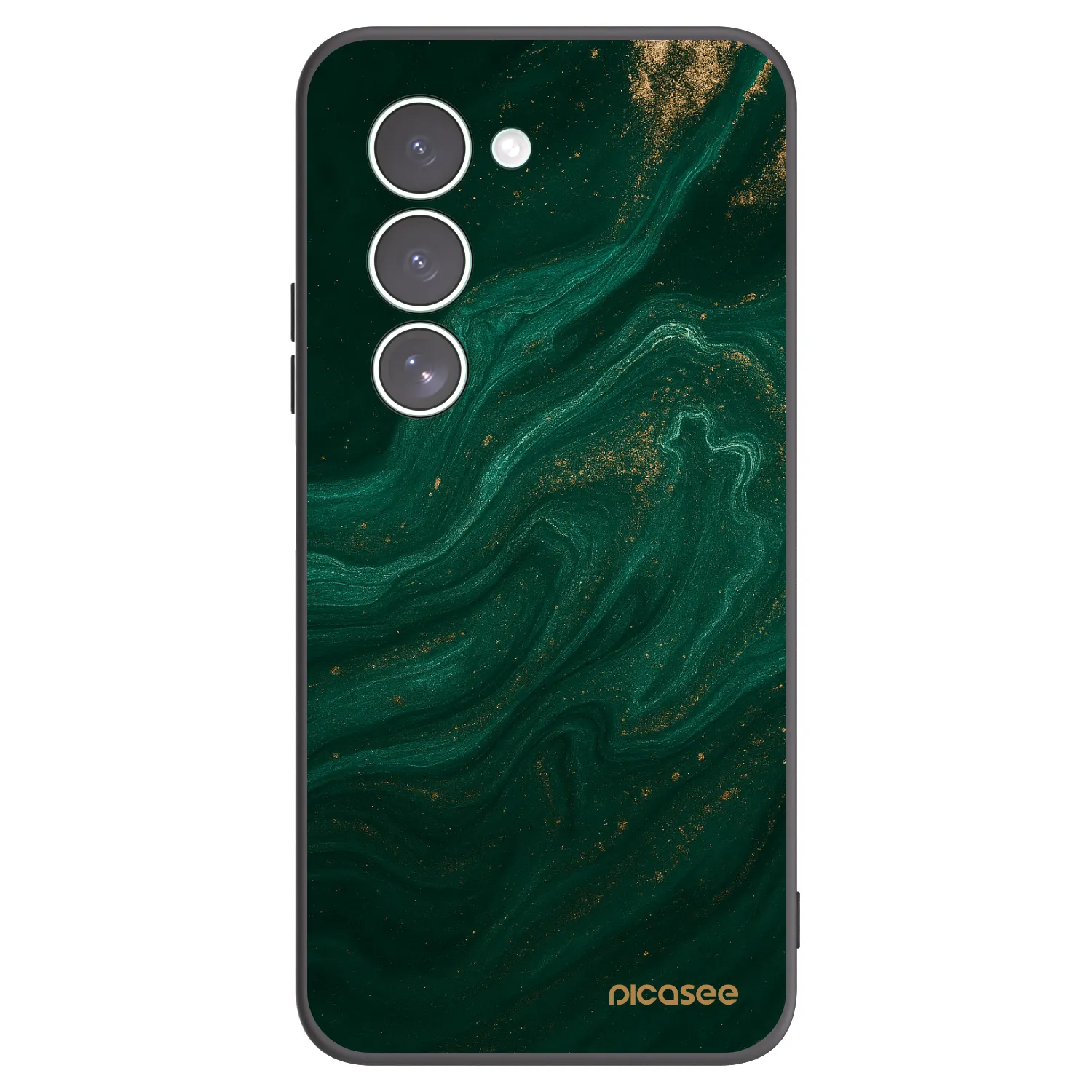Picasee Μαύρη θήκη σιλικόνης για Xiaomi Redmi 15 5G - Green