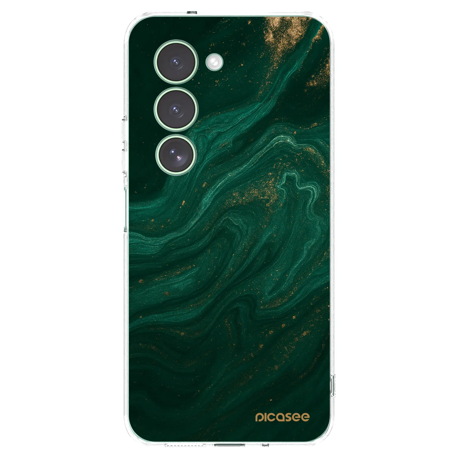 Picasee διαφανής θήκη σιλικόνης Xiaomi Redmi 15 5G - Green