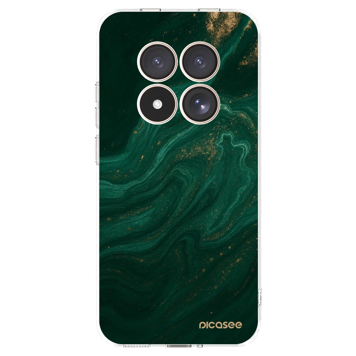 Picasee διαφανής θήκη σιλικόνης Xiaomi Redmi Note 15 Pro 4G - Green