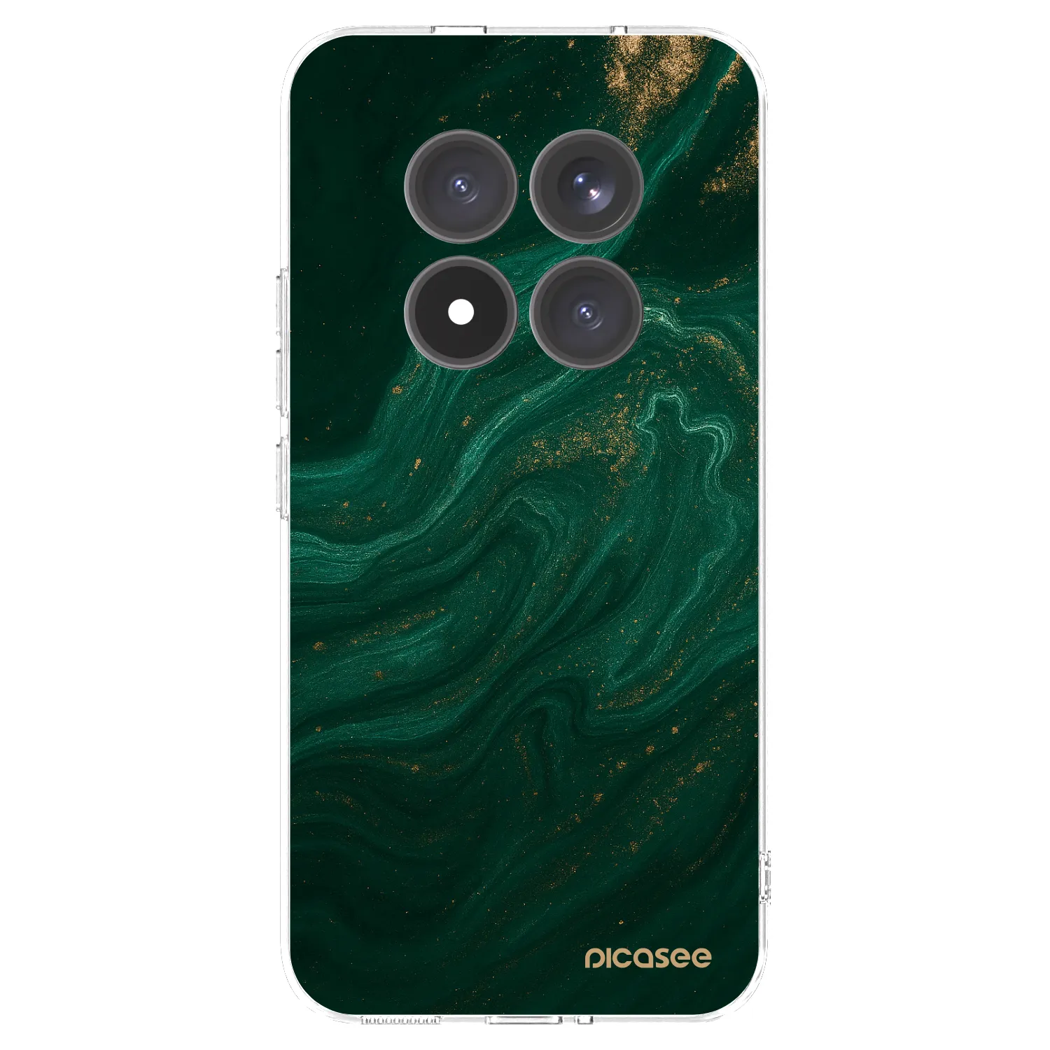 Picasee διαφανής θήκη σιλικόνης Xiaomi Redmi Note 15 Pro+ - Green