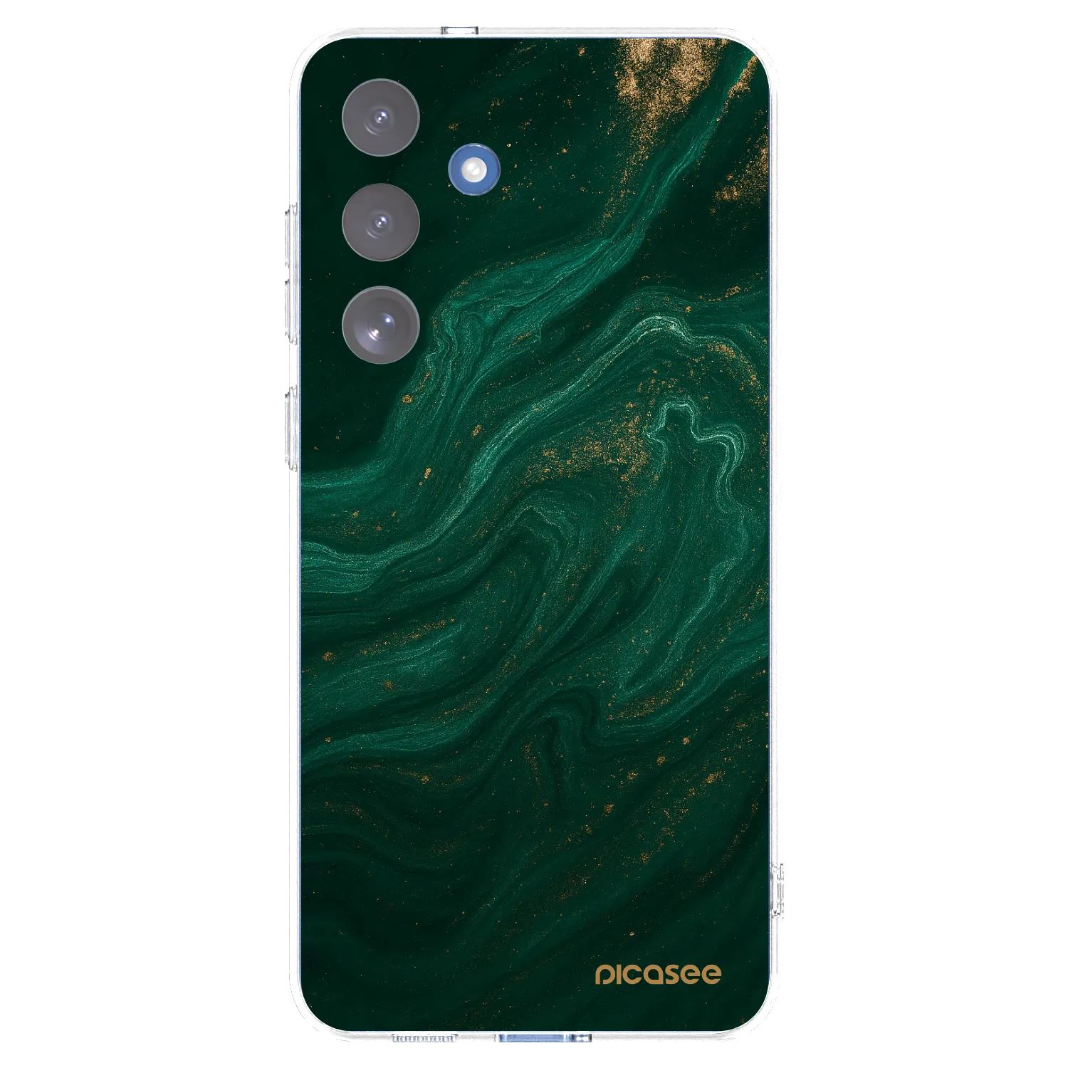 Picasee διαφανής θήκη σιλικόνης Samsung Galaxy S25 FE 5G - Green