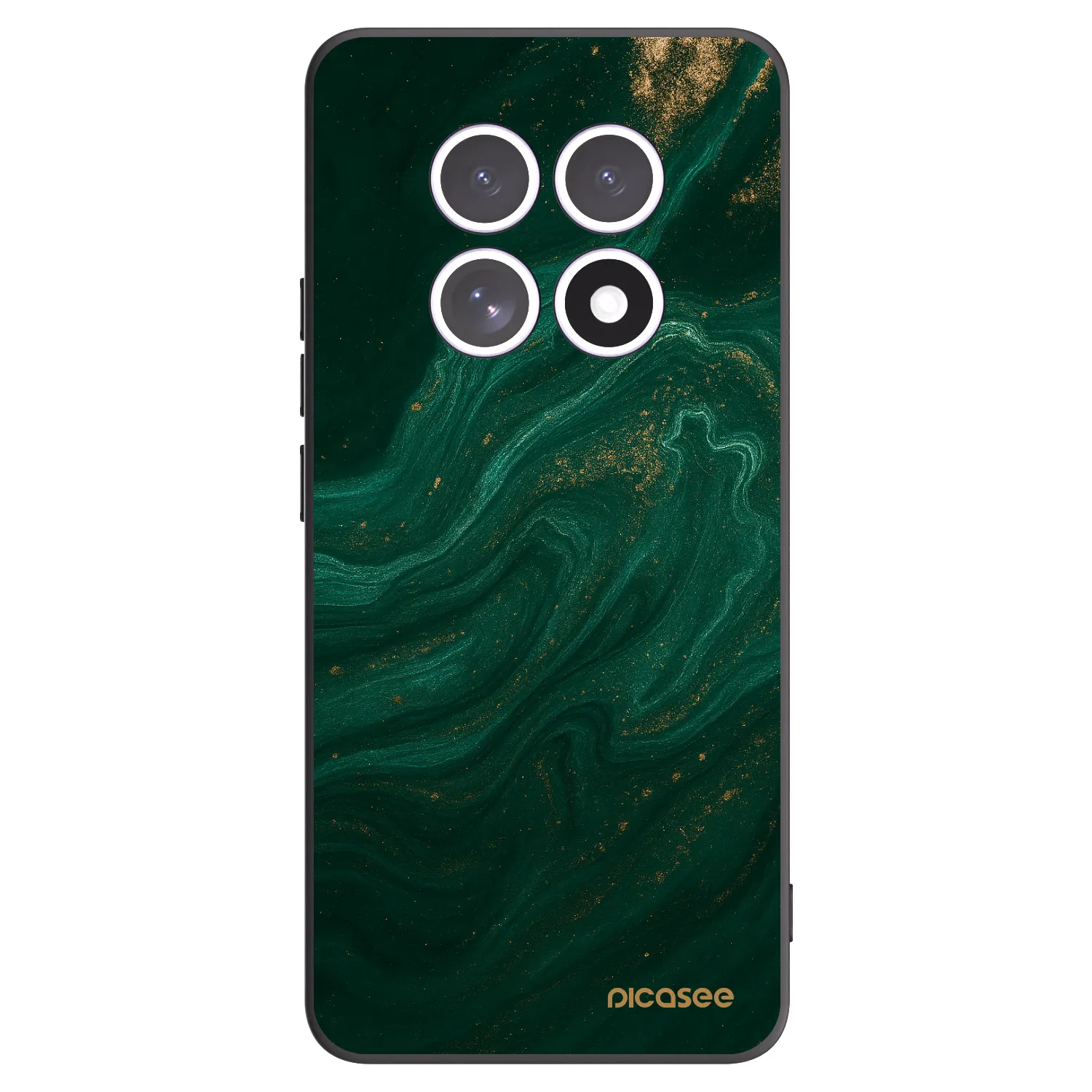Picasee Μαύρη θήκη σιλικόνης για Xiaomi Redmi Note 15 - Green