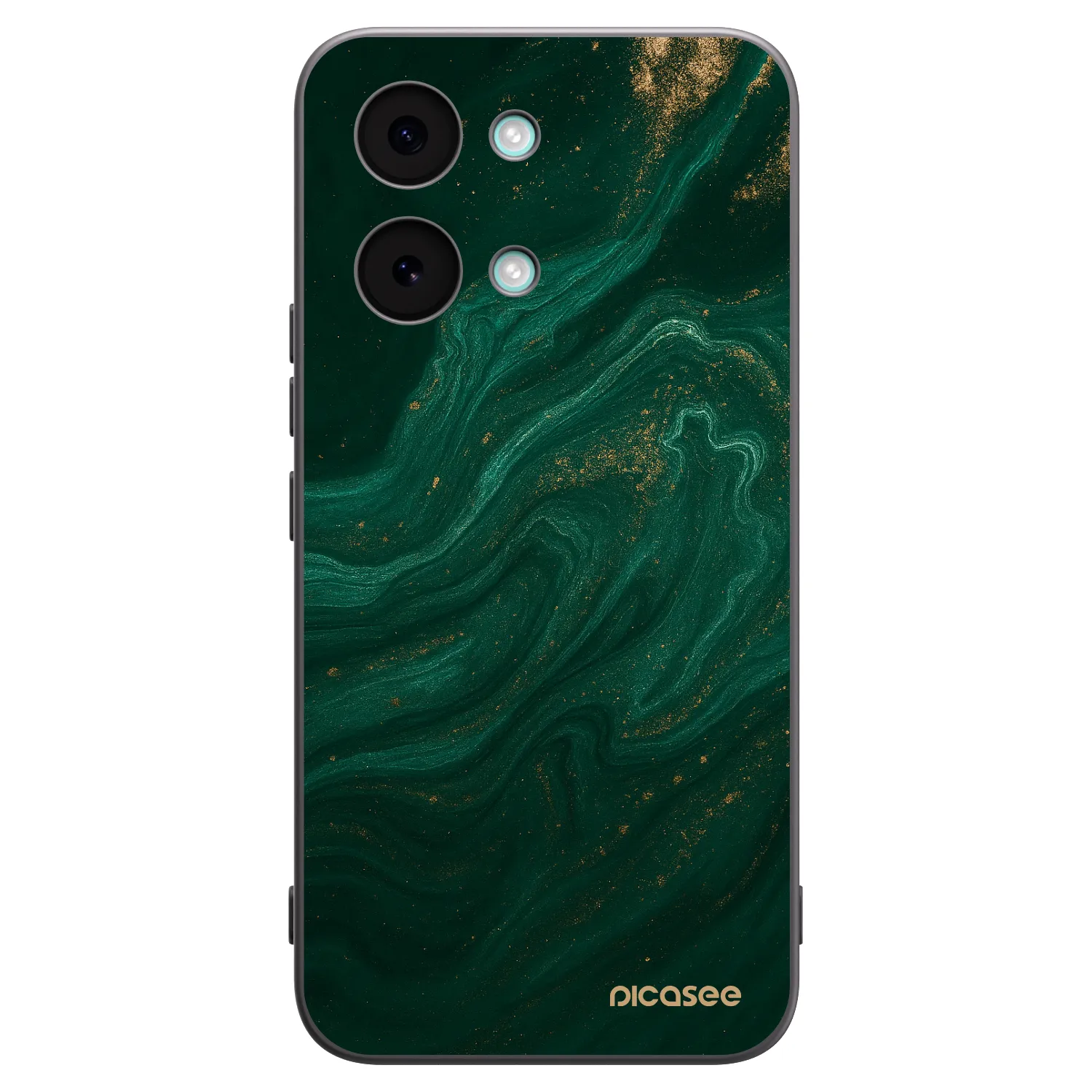 Picasee Μαύρη θήκη σιλικόνης για Xiaomi Poco X8 Pro Max - Green