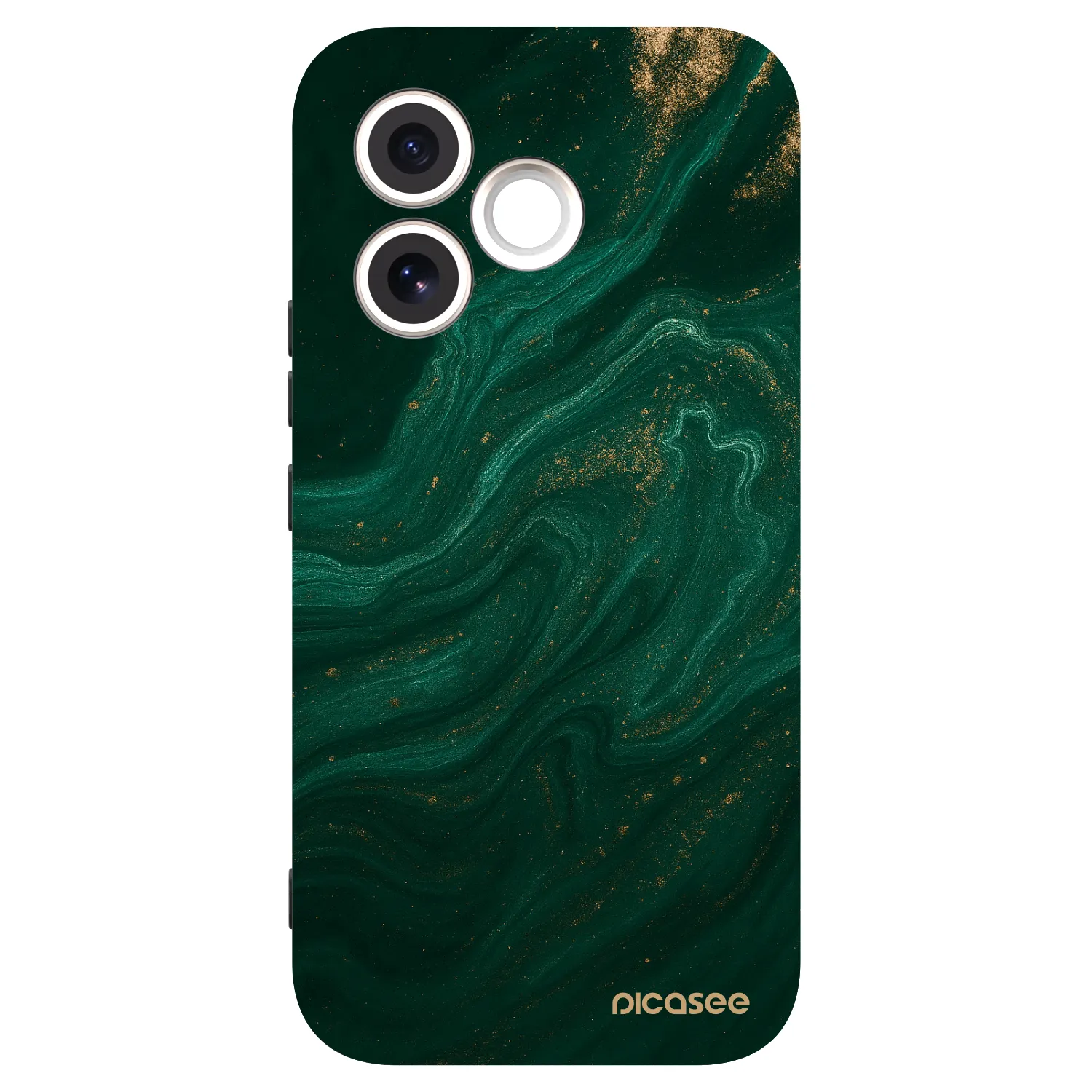 Picasee Μαύρη θήκη σιλικόνης για Honor 600 Lite - Green