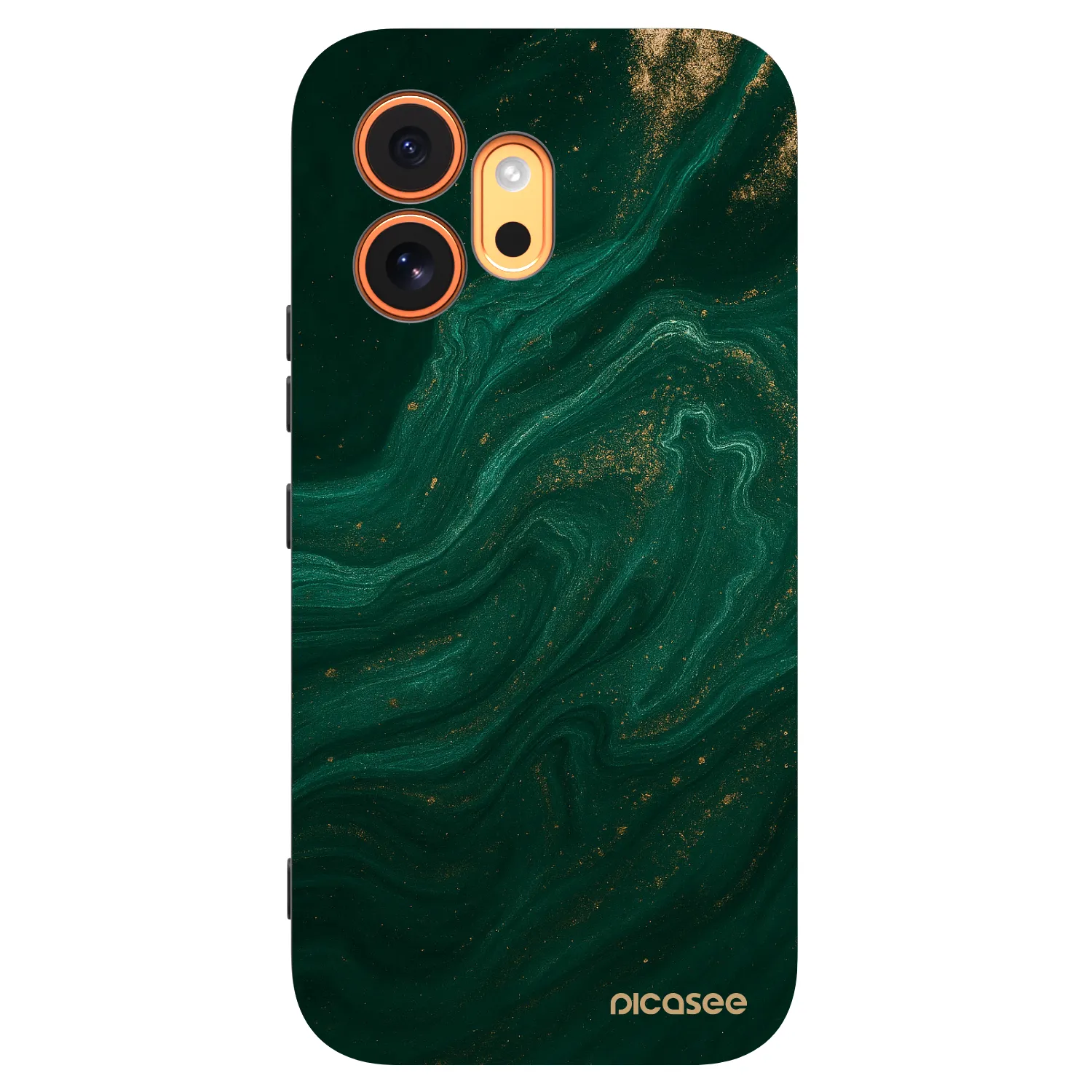 Picasee Μαύρη θήκη σιλικόνης για Honor 600 - Green