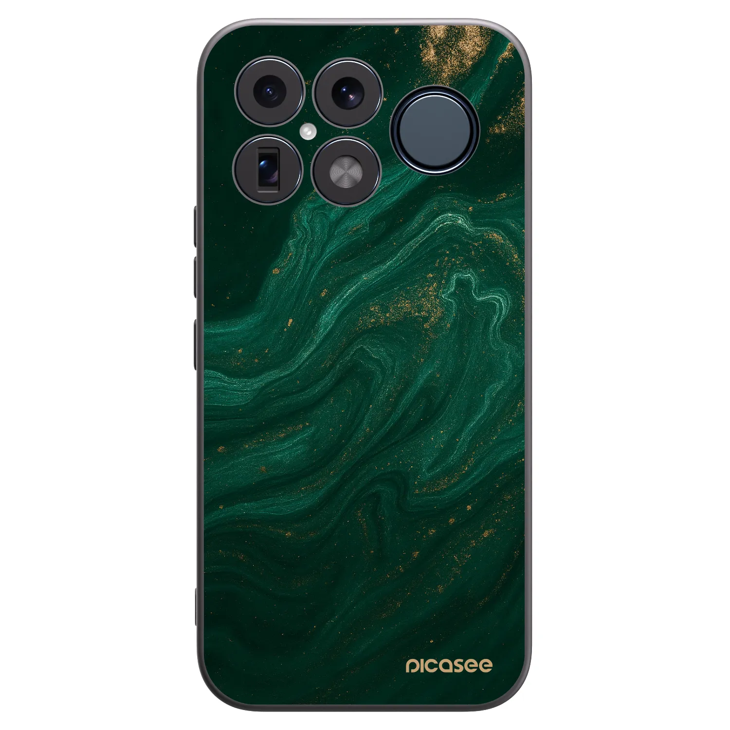 Picasee Μαύρη θήκη σιλικόνης για Xiaomi Poco F8 Ultra - Green