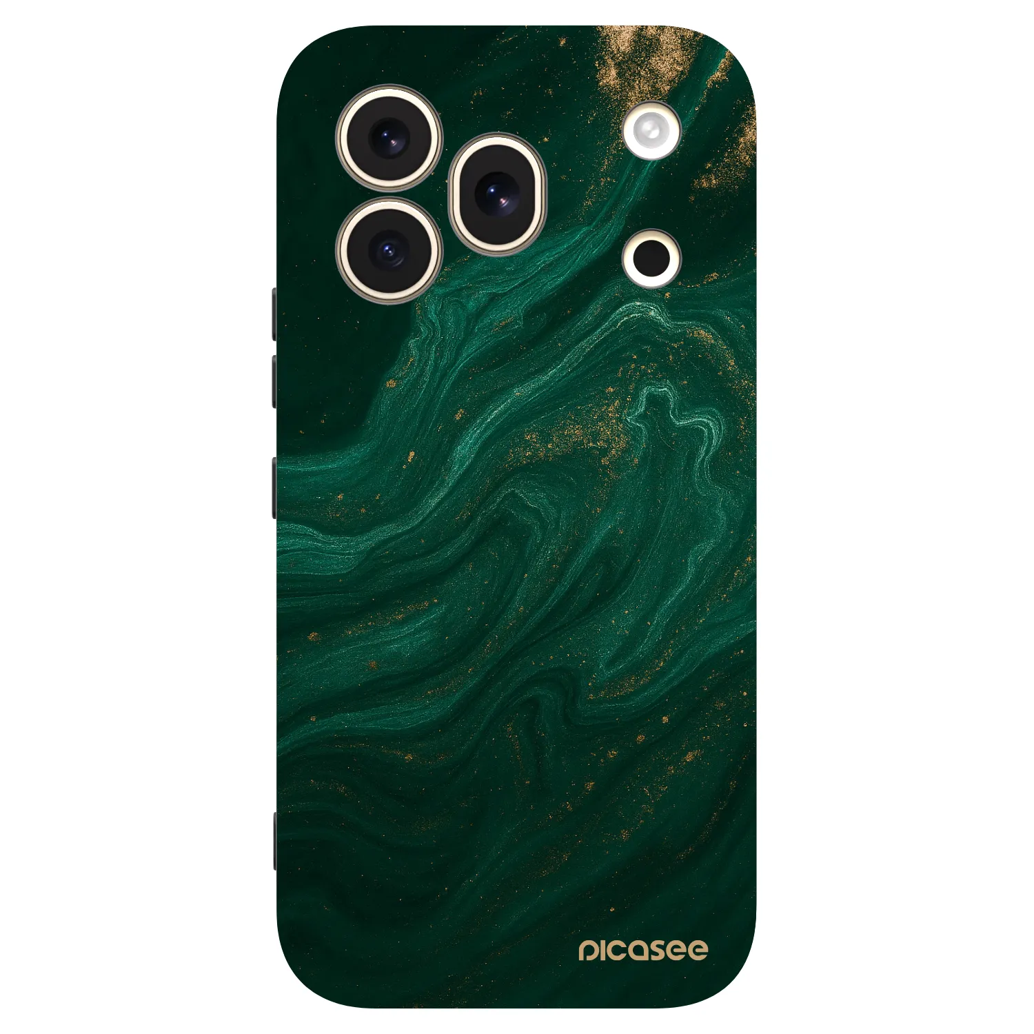 Picasee Μαύρη θήκη σιλικόνης για Honor 600 Pro - Green