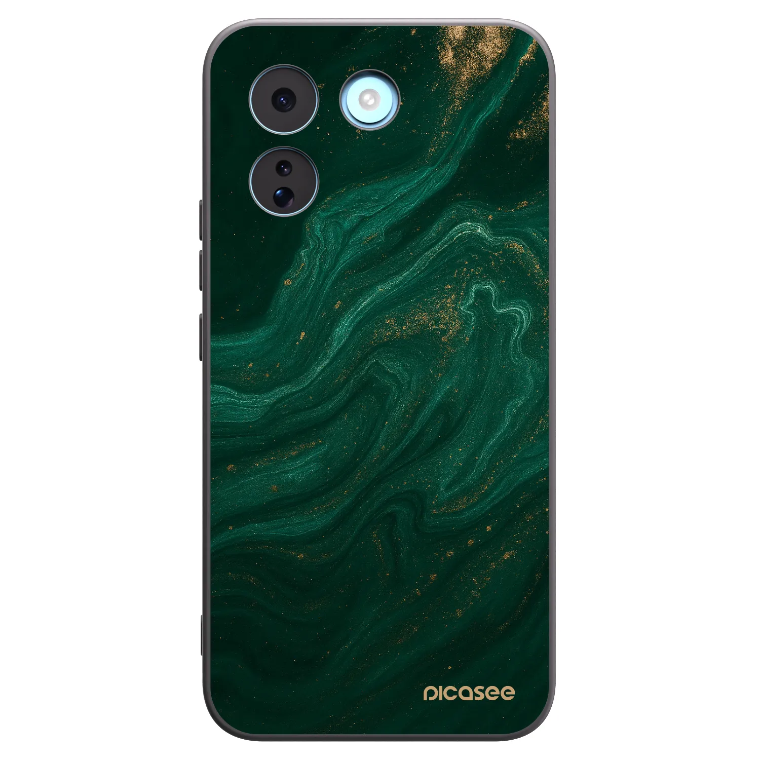 Picasee Μαύρη θήκη σιλικόνης για Xiaomi Redmi Note 17 Pro MAX 5G - Green