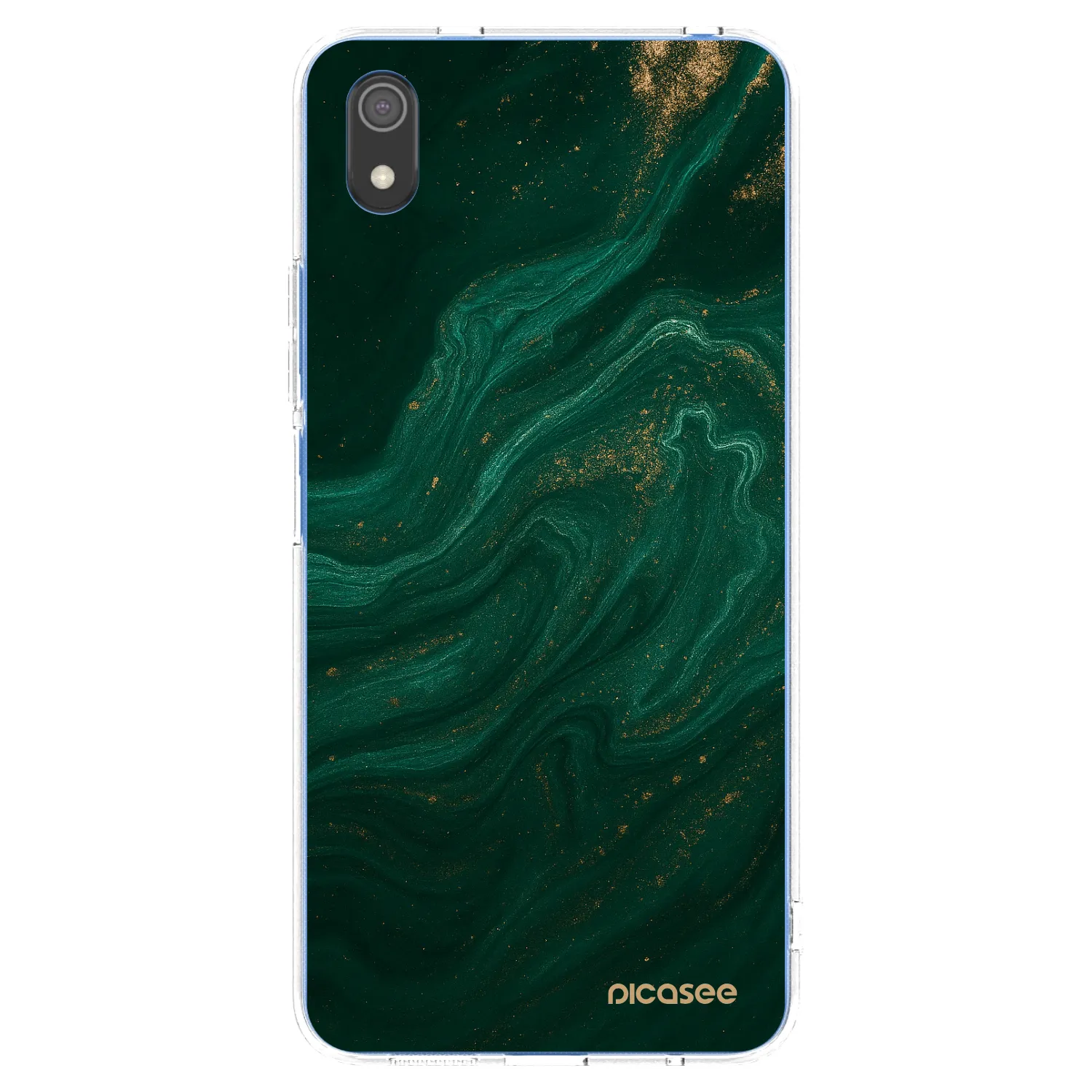Picasee διαφανής θήκη σιλικόνης Xiaomi Redmi 7A - Green