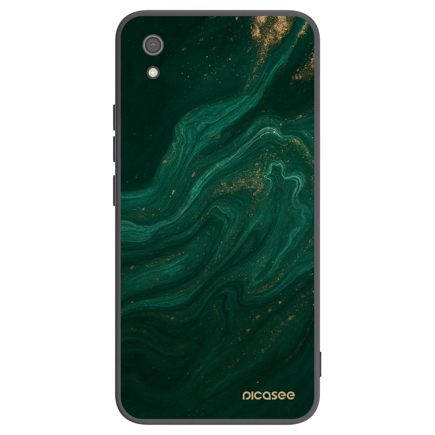 Picasee Μαύρη θήκη σιλικόνης για Xiaomi Redmi 7A - Green