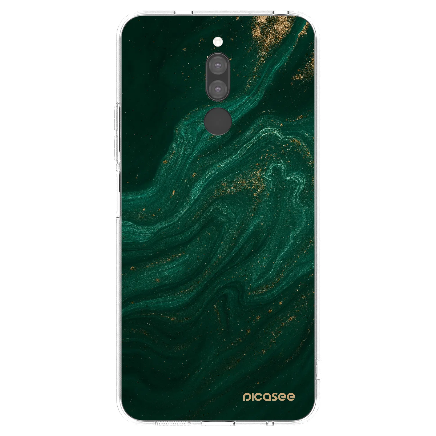 Picasee διαφανής θήκη σιλικόνης Xiaomi Redmi 8 - Green