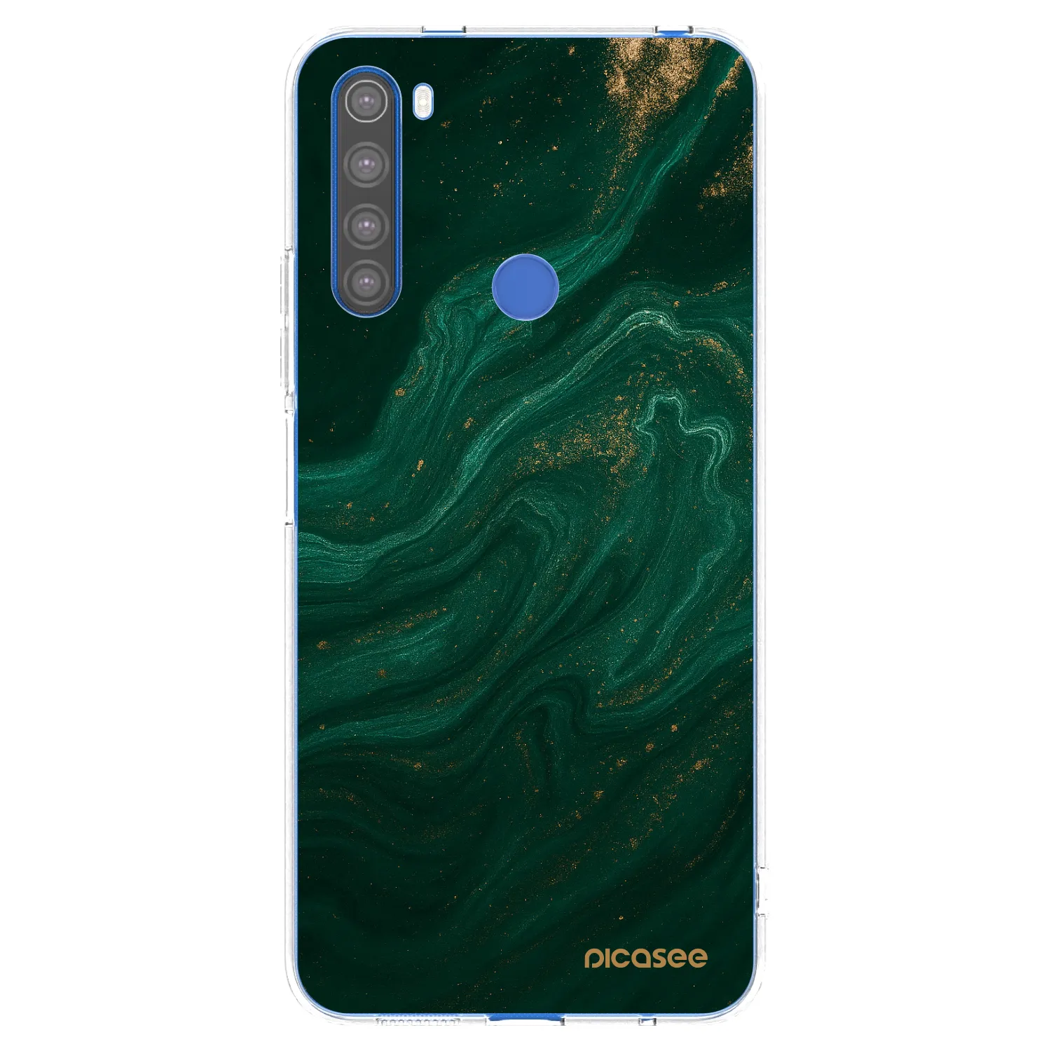 Picasee διαφανής θήκη σιλικόνης Xiaomi Redmi Note 8T - Green