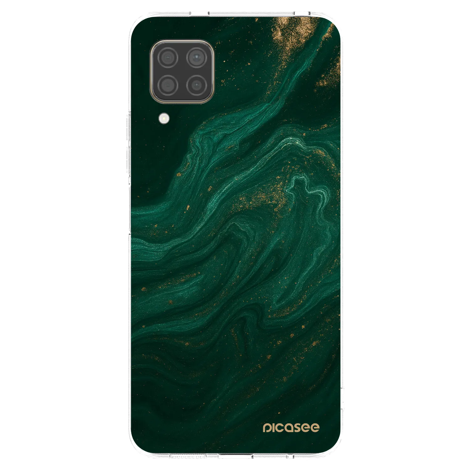 Picasee διαφανής θήκη σιλικόνης Huawei P40 Lite - Green