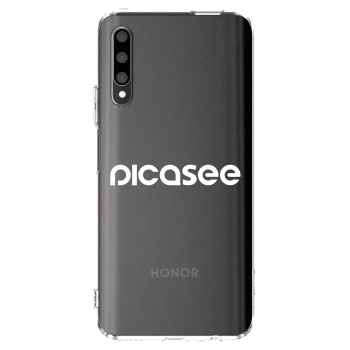 Picasee διαφανής θήκη σιλικόνης Honor 9X Pro - Picasee - new logo - white