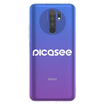 Picasee διαφανής θήκη σιλικόνης Xiaomi Redmi 9 - Picasee - new logo - white