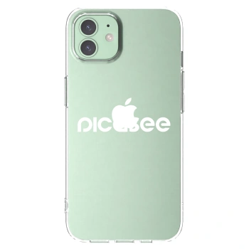 Picasee διαφανής θήκη σιλικόνης Apple iPhone 12 Pro - Picasee - new logo - white
