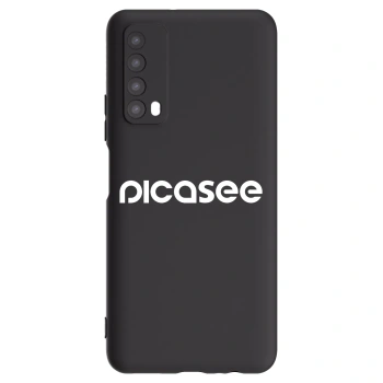 Picasee Μαύρη θήκη σιλικόνης για Huawei P Smart 2021 - Picasee - new logo - white