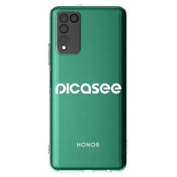Picasee διαφανής θήκη σιλικόνης Honor 10X Lite - Picasee - new logo - white