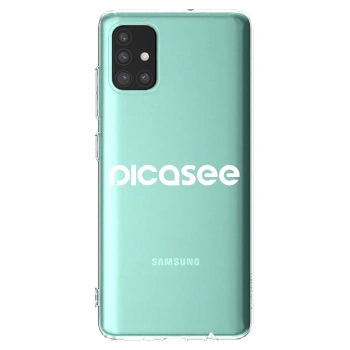 Picasee διαφανής θήκη σιλικόνης Samsung Galaxy M51 M515F - Picasee - new logo - white