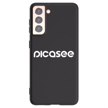 Picasee Μαύρη θήκη σιλικόνης για Samsung Galaxy S21 5G G991B - Picasee - new logo - white