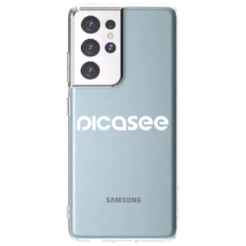 Picasee διαφανής θήκη σιλικόνης Samsung Galaxy S21 Ultra 5G G998B - Picasee - new logo - white