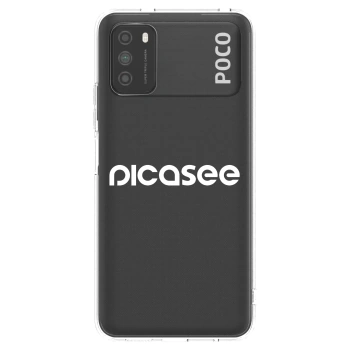 Picasee διαφανής θήκη σιλικόνης Xiaomi Poco M3 - Picasee - new logo - white