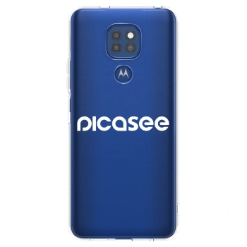 Picasee διαφανής θήκη σιλικόνης Motorola Moto G9 Play - Picasee - new logo - white