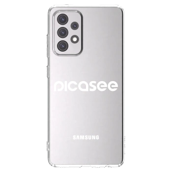 Picasee διαφανής θήκη σιλικόνης Samsung Galaxy A52 5G A525F - Picasee - new logo - white