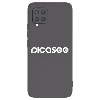 Picasee Μαύρη θήκη σιλικόνης για Samsung Galaxy A42 A426B - Picasee - new logo - white