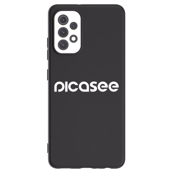 Picasee Μαύρη θήκη σιλικόνης για Samsung Galaxy A32 5G A326B - Picasee - new logo - white