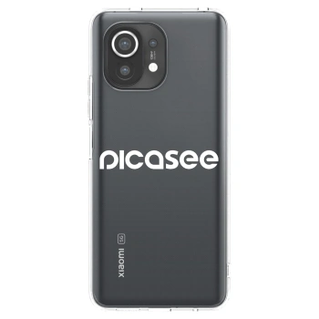 Picasee διαφανής θήκη σιλικόνης Xiaomi Mi 11 - Picasee - new logo - white