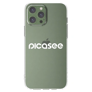 Picasee διαφανής θήκη σιλικόνης Apple iPhone 13 Pro Max - Picasee - new logo - white