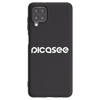 Picasee Μαύρη θήκη σιλικόνης για Samsung Galaxy M12 M127F - Picasee - new logo - white