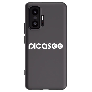 Picasee Μαύρη θήκη σιλικόνης για Xiaomi 11T - Picasee - new logo - white