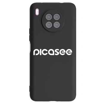 Picasee Μαύρη θήκη σιλικόνης για Huawei Nova 8i - Picasee - new logo - white
