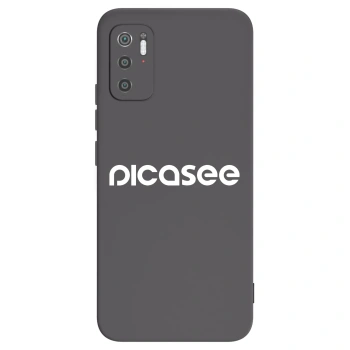 Picasee Μαύρη θήκη σιλικόνης για Xiaomi Poco M3 Pro 5G - Picasee - new logo - white