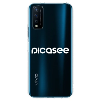 Picasee διαφανής θήκη σιλικόνης Vivo Y11s - Picasee - new logo - white