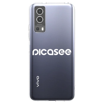 Picasee διαφανής θήκη σιλικόνης Vivo Y72 5G - Picasee - new logo - white