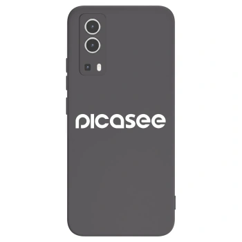 Picasee Μαύρη θήκη σιλικόνης για Vivo Y72 5G - Picasee - new logo - white
