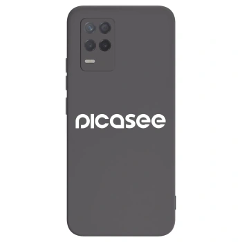 Picasee Μαύρη θήκη σιλικόνης για Realme 8 5G - Picasee - new logo - white