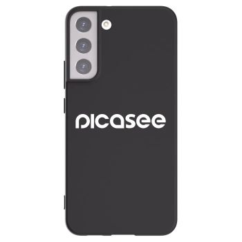 Picasee Μαύρη θήκη σιλικόνης για Samsung Galaxy S22+ 5G - Picasee - new logo - white