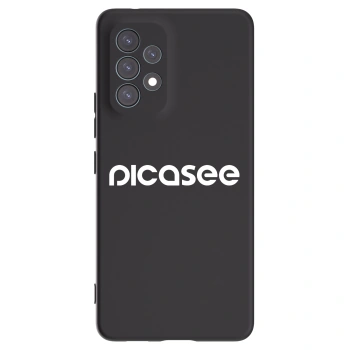 Picasee Μαύρη θήκη σιλικόνης για Samsung Galaxy A53 5G A536 - Picasee - new logo - white