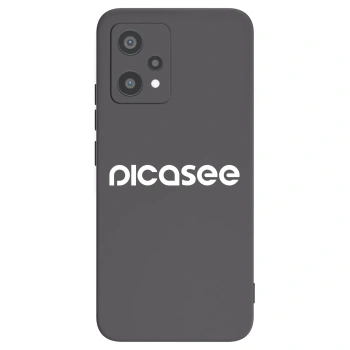 Picasee Μαύρη θήκη σιλικόνης για Realme 9 Pro 5G - Picasee - new logo - white