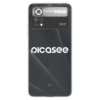 Picasee διαφανής θήκη σιλικόνης Xiaomi Poco X4 Pro 5G - Picasee - new logo - white