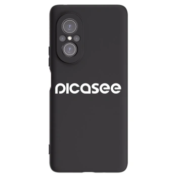 Picasee Μαύρη θήκη σιλικόνης για Huawei Nova 9 SE - Picasee - new logo - white