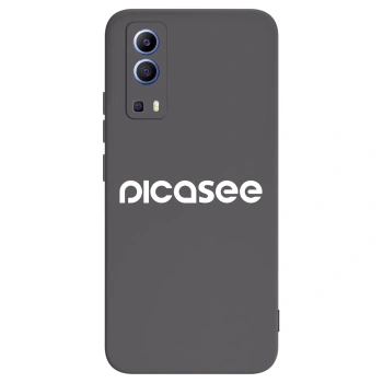 Picasee Μαύρη θήκη σιλικόνης για Vivo Y52 5G - Picasee - new logo - white