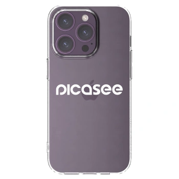 Picasee διαφανής θήκη σιλικόνης Apple iPhone 14 Pro - Picasee - new logo - white