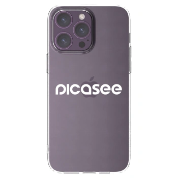 Picasee διαφανής θήκη σιλικόνης Apple iPhone 14 Pro Max - Picasee - new logo - white